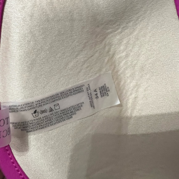 Vibrant Pink and Floral Bikini Set - Picture 3 of 3